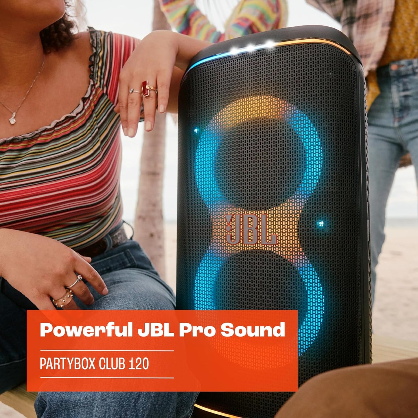 JBL Party Box Club 120 | Powerful Sound & Lightshow | Up to 12 Hours Playtime