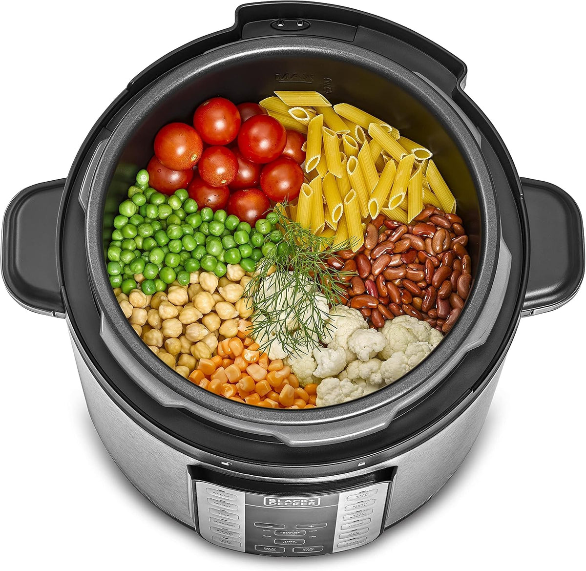 Electric Pressure Cooker with steamer /fry sieve 6Litres