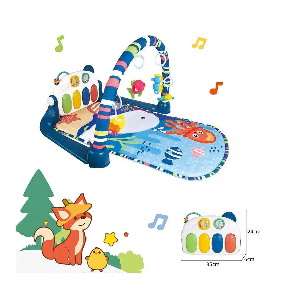Pedal piano play gym infant toddler