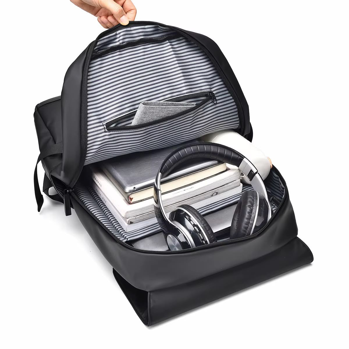 Sleek Unisex Travel Backpack for Work, School & Everyday Use