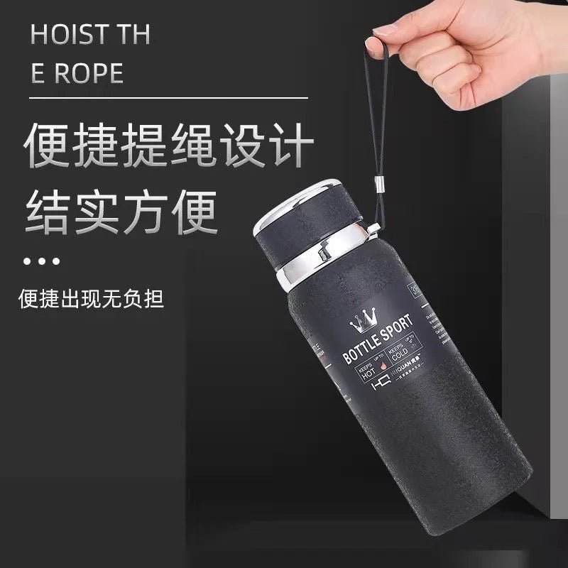 Vaccum bottle flask 1 litres capacity color varies and comes with beverage filter