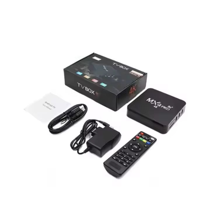 MXQ Pro smart Android 12 TV Box for any digital Tv