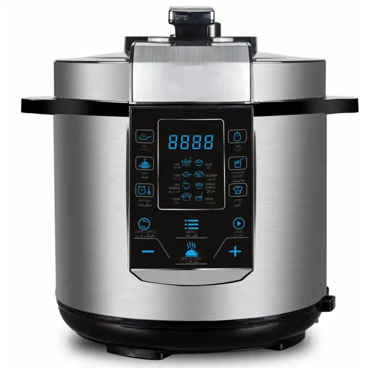 Electric Pressure Cooker with steamer /fry sieve 6Litres