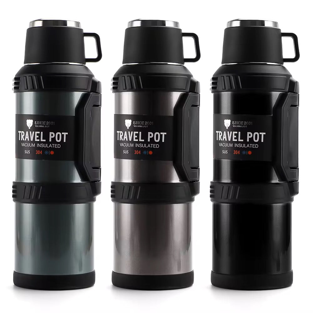 Insulated Travel Pot flask Portable Tea Pot