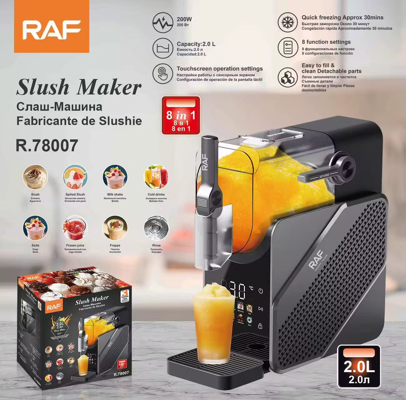 Portable slushie machine Home/business (Ready in 17minutes)