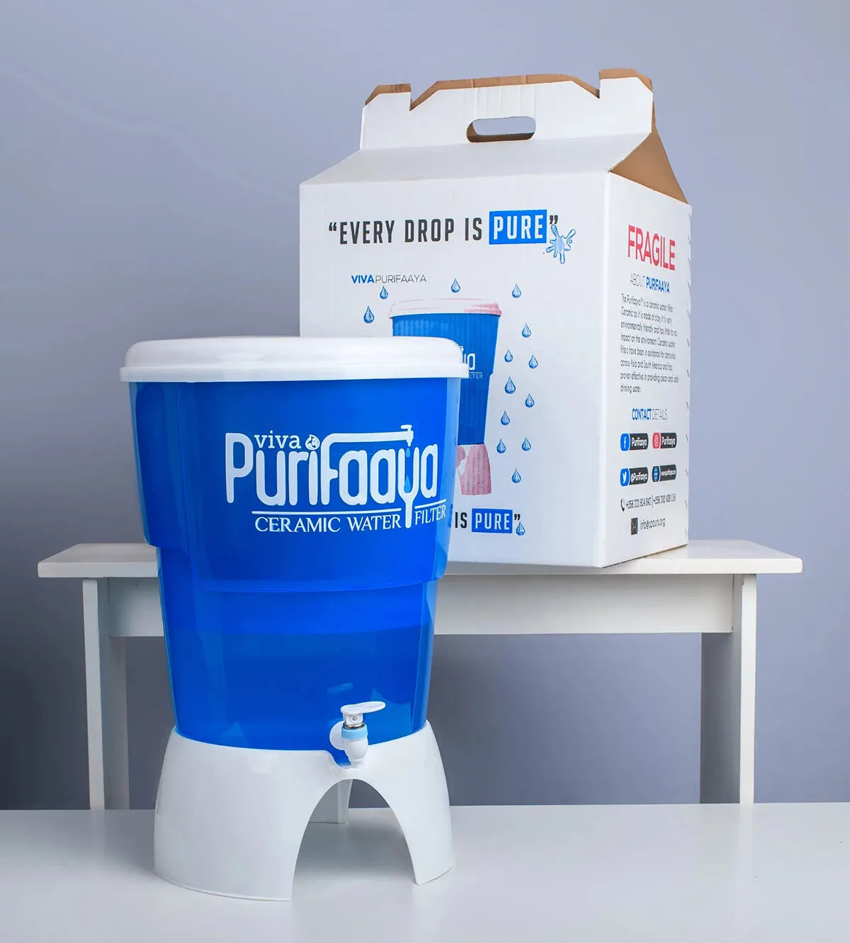 30Litres purifaya ceramic water filter