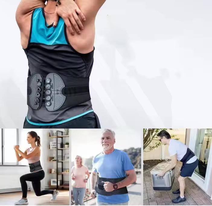 Lumbar draw string support belt , back pain relief