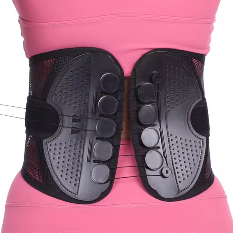 Lumbar draw string support belt , back pain relief
