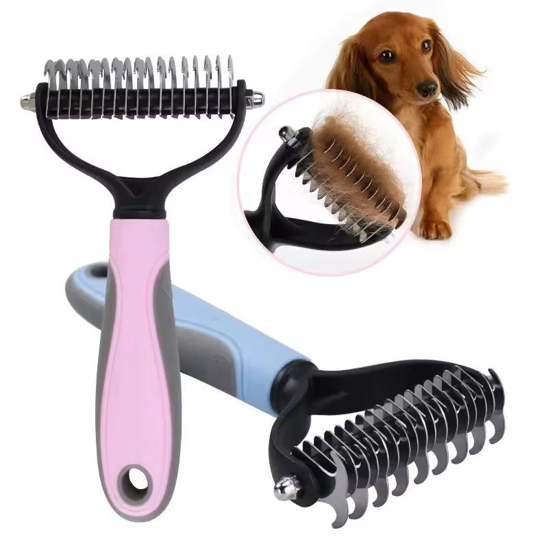 🐾 Portable Pet Grooming Brush – Say Goodbye to Shedding Mess!