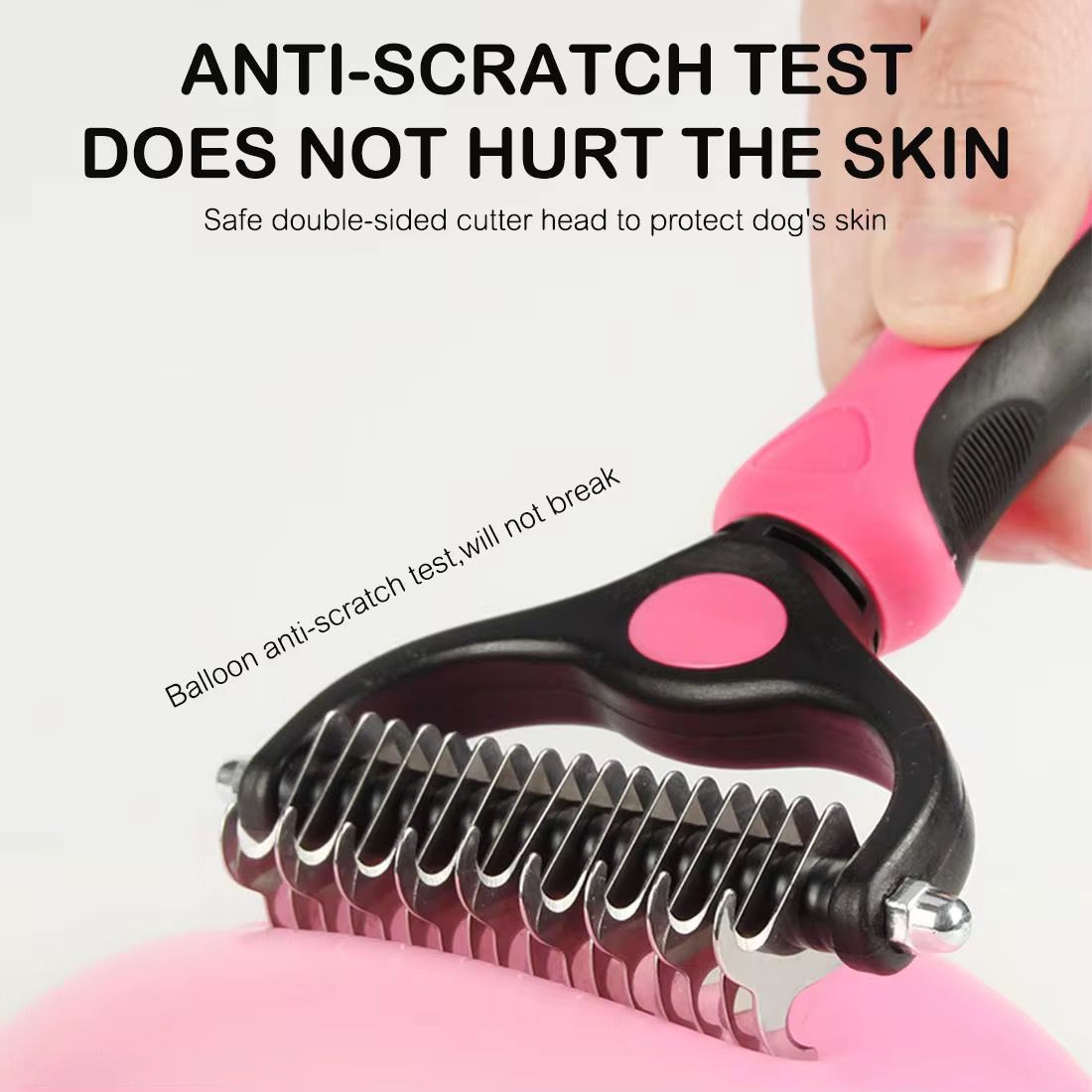 🐾 Portable Pet Grooming Brush – Say Goodbye to Shedding Mess!