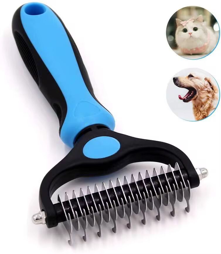 🐾 Portable Pet Grooming Brush – Say Goodbye to Shedding Mess!