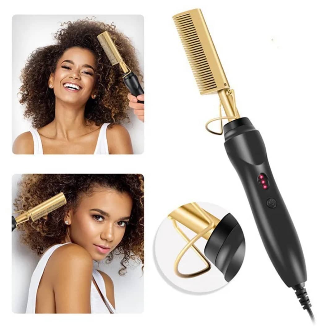 Hot Comb, Electric Hot Comb, Professional High Heat