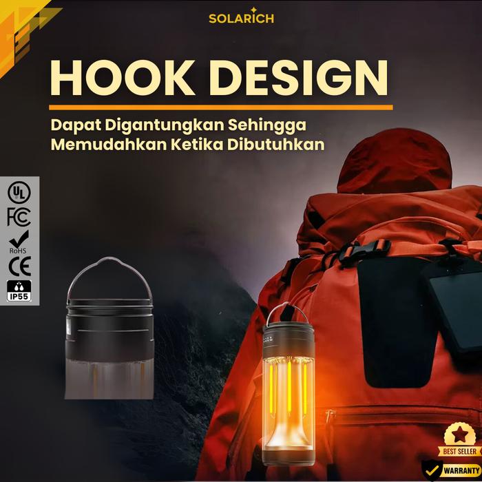 High power flashlight + Tungsten side light