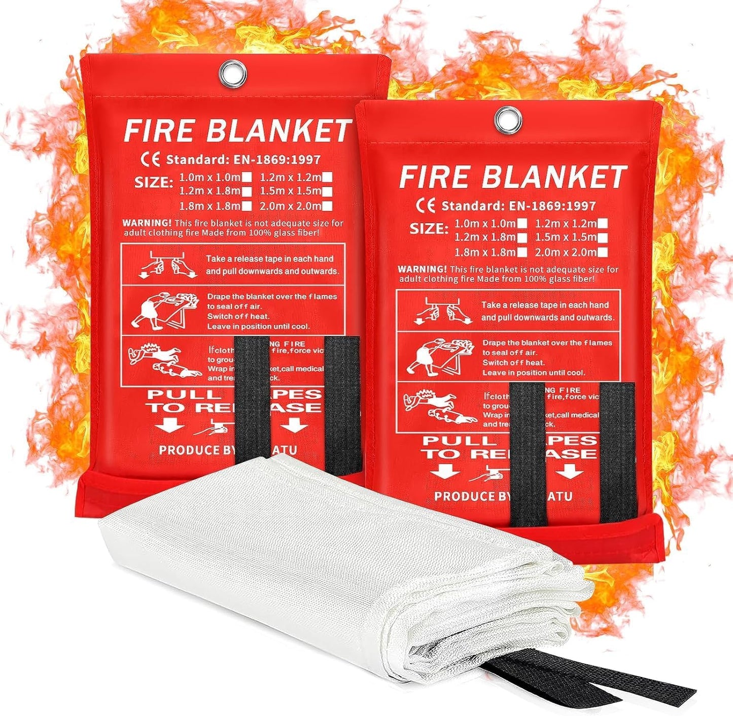 Emergency Reusable Fire Shield Blanket