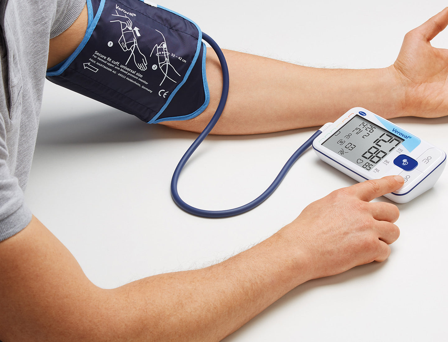 Automatic digital Blood Pressure Monitor, White