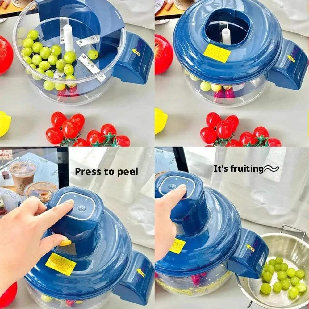 Automatic Grape ,potato ,small fruits Peeler Machine