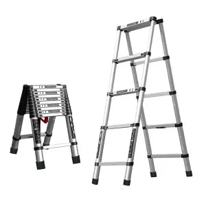 Ladder Aluminum Folding Ladder Telescopic Stepladder